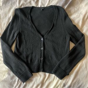Talbots black button up cardigan women’s size large